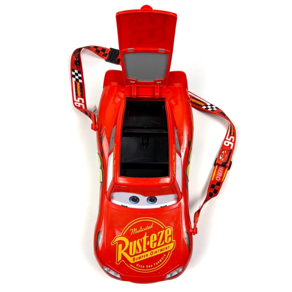 New Disney Parks 20th Anniversary Lightning McQueen Popcorn Bucket Lights Up '26 - Picture 3 of 16